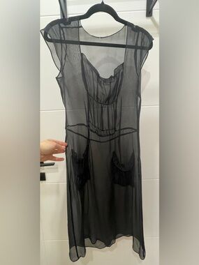 Vintage Sheer Dress, S-M